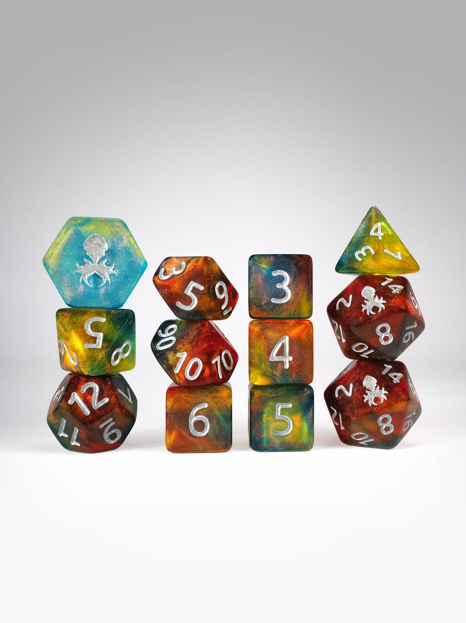 PRAWJECT:39 12pc TTRPG Dice Set